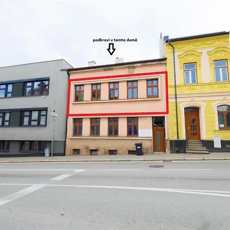 Апартаменты Utulny Podkrovni V Centru Trebice *